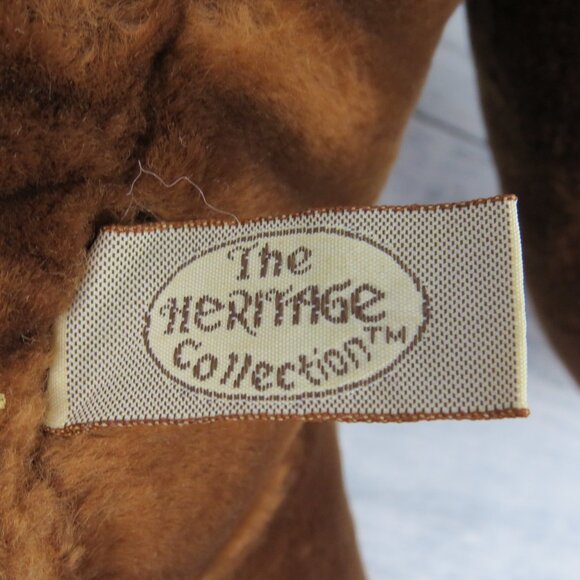 Vtg Heritage Collection Wrinkles Dog Hand Puppet 18" Plush Stuffed Animal Outfit - Picture 15 of 16